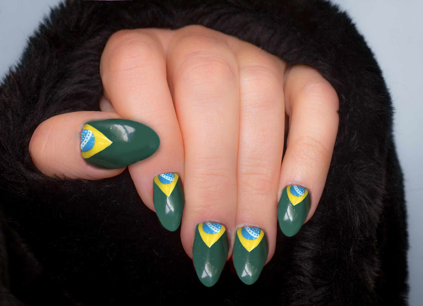 She loves her new Brazilian acrylic nails